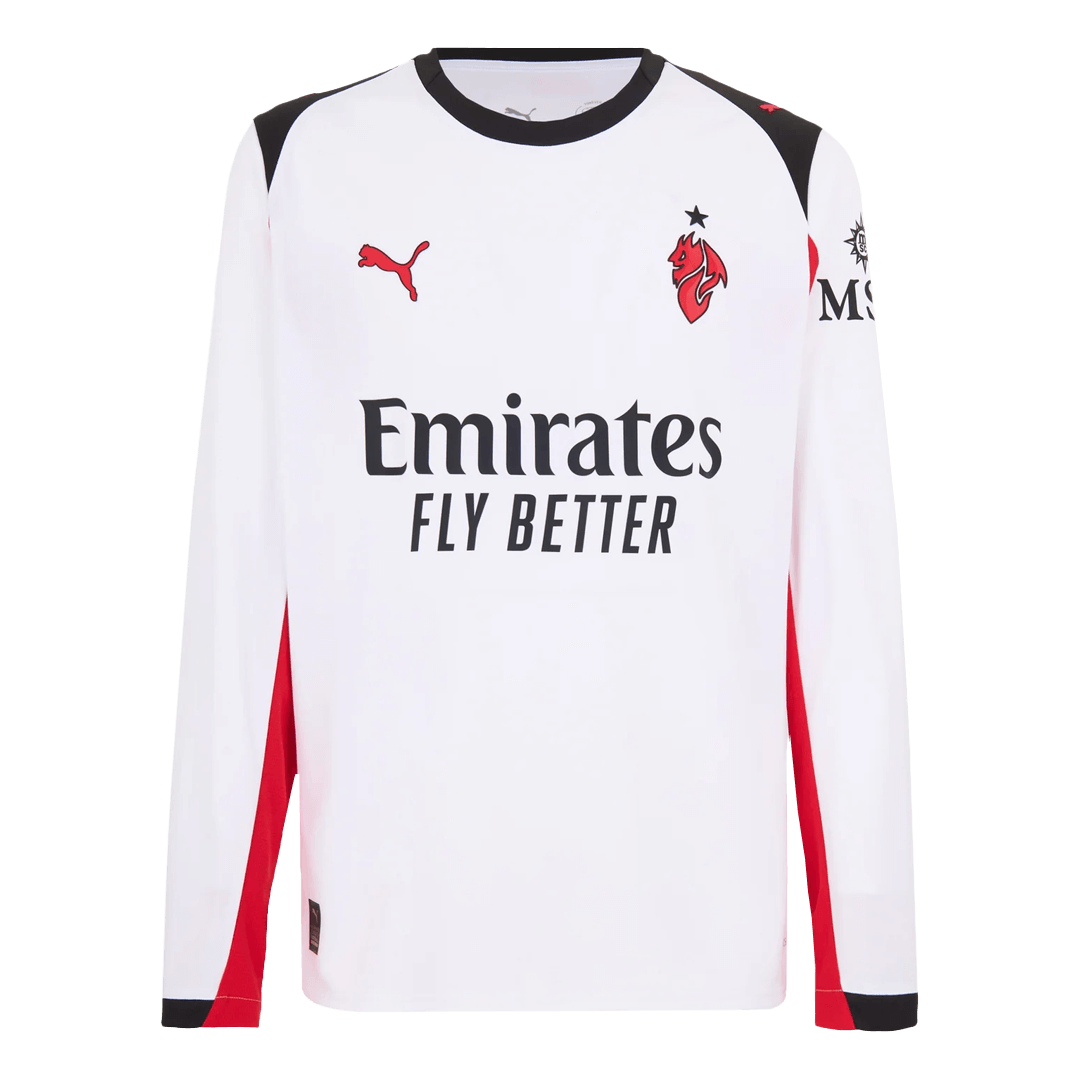 AC Milan Away Long Sleeve Soccer Jersey 2025/26 - Image 4