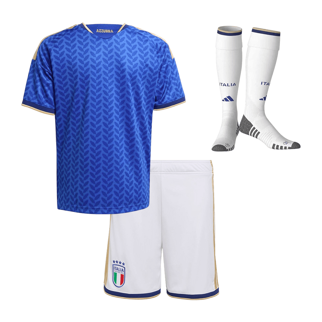 Kid's Italy Home Soccer Jersey Kit(Jersey+Shorts+Socks) 2025/26 - Image 2
