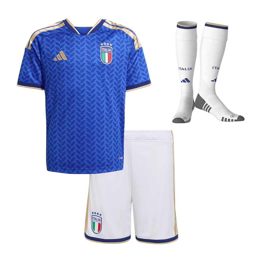 Kid's Italy Home Soccer Jersey Kit(Jersey+Shorts+Socks) 2025/26