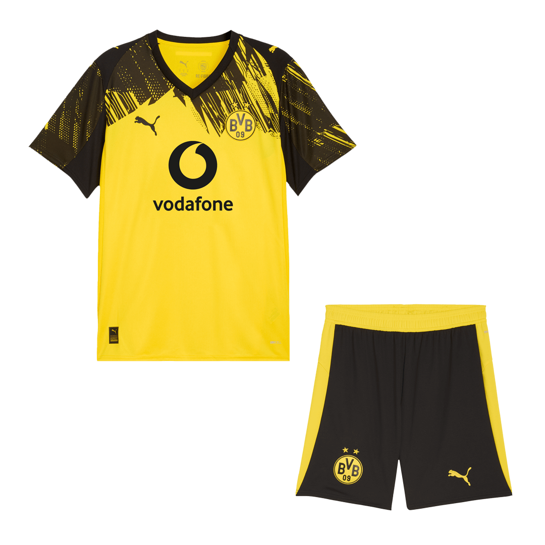 Borussia Dortmund Home Soccer Jersey Kit(Jersey+Shorts) 2025/26