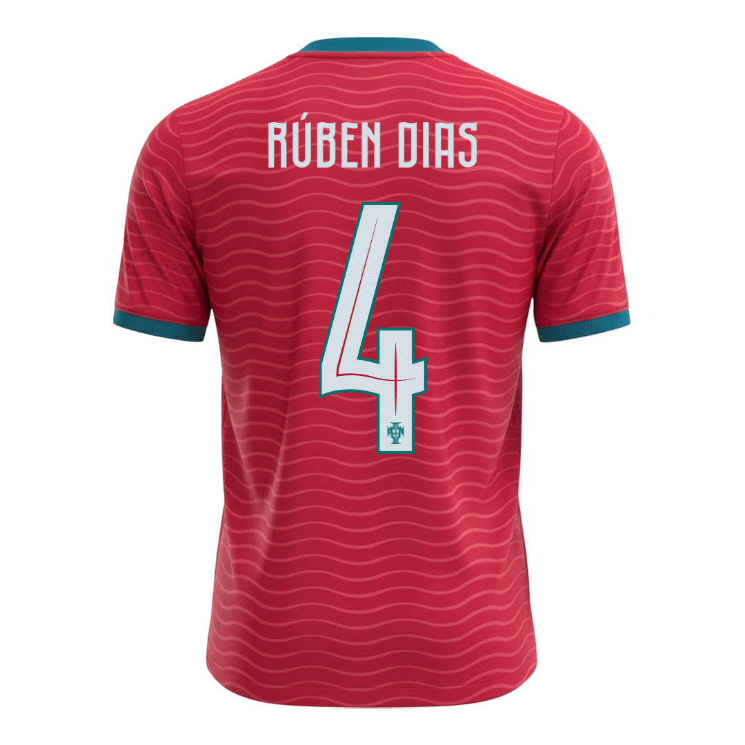 RÚBEN DIAS #4 Portugal Home Soccer Jersey 2026 - Image 3