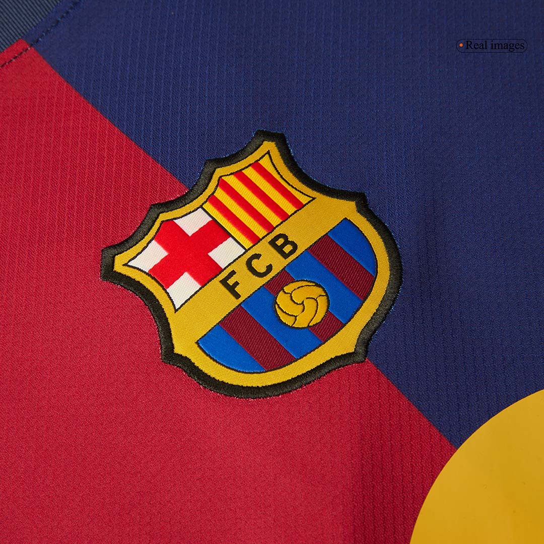 RAPHINHA #11 Barcelona Home Soccer Jersey 2024/25 -UCL - Image 6