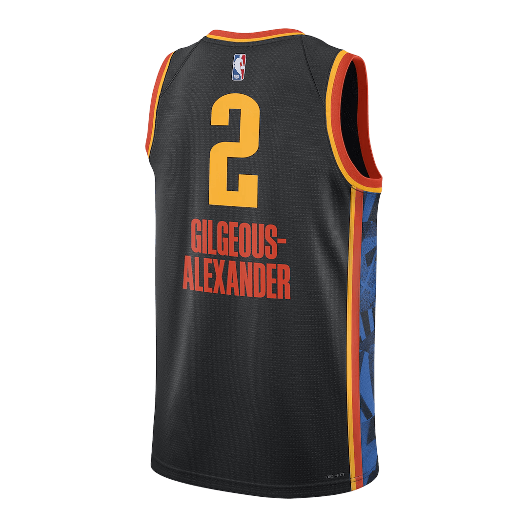 Oklahoma City Thunder Gilgeous-Alexander #2 2024/25 Swingman NBA Jersey - City Edition - Image 3