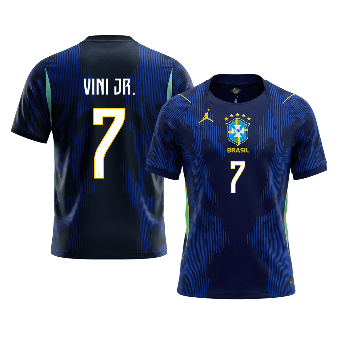 VINI JR. #7 Brazil Away Soccer Jersey 2026