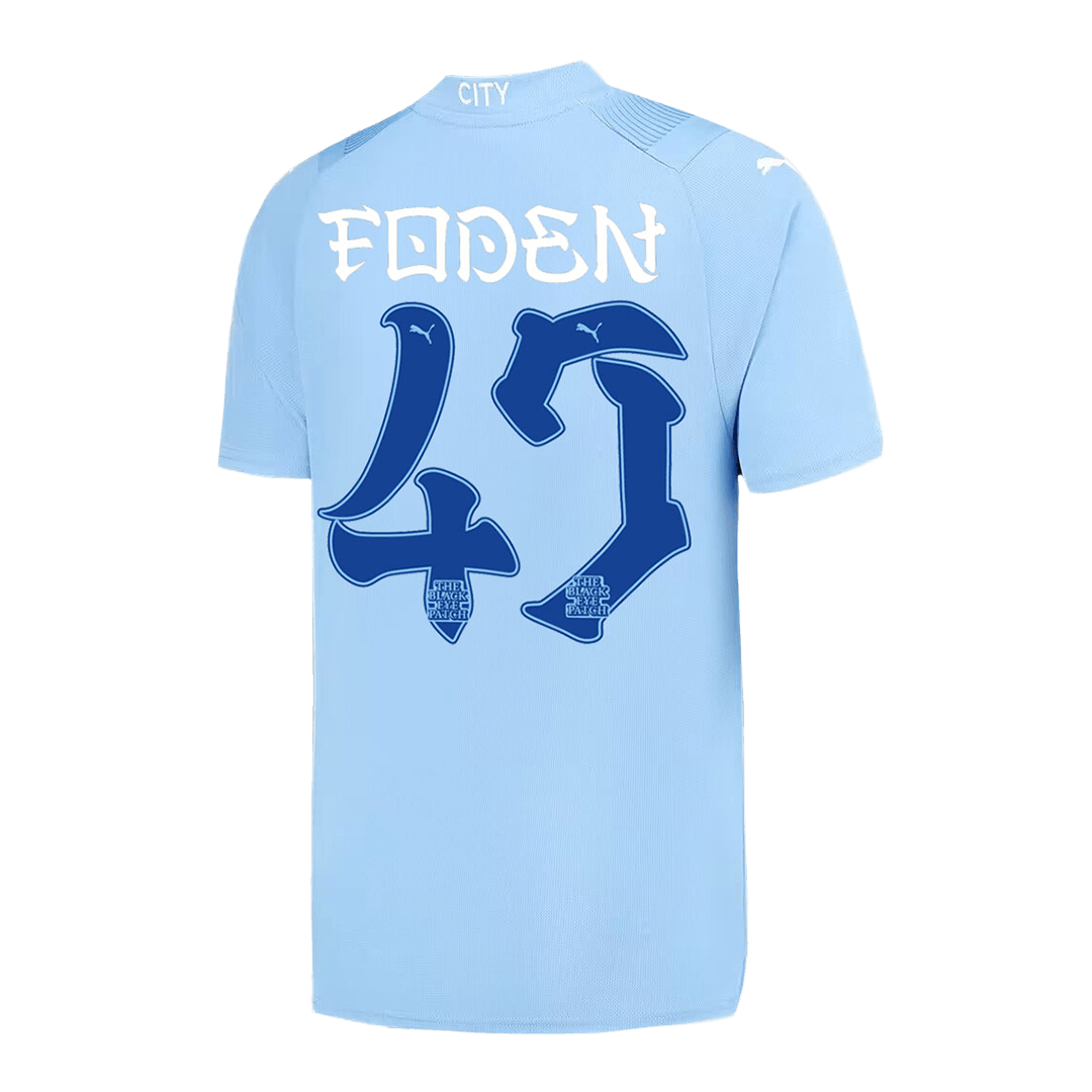 FODEN #47 Manchester City Home Soccer Jersey 2023/24