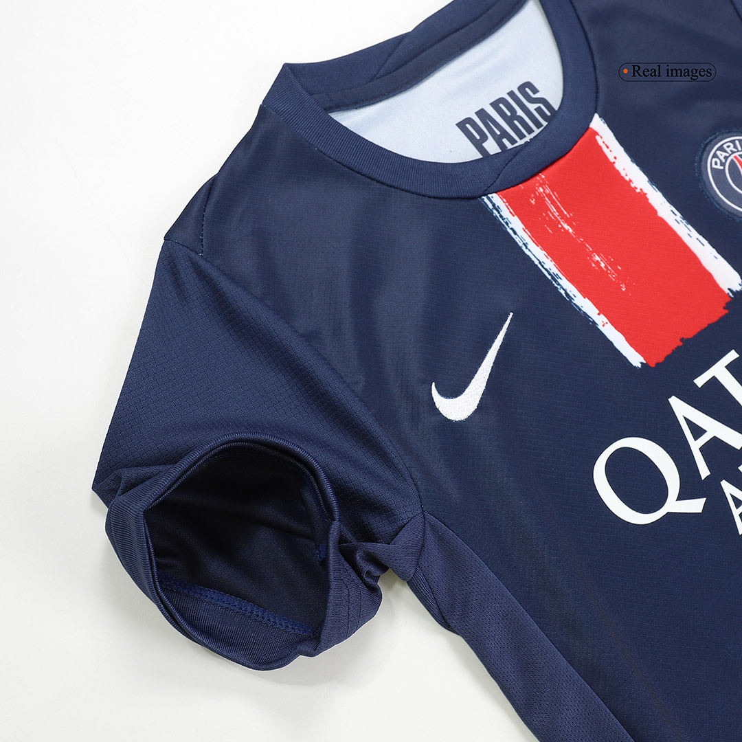 Kid's PSG Home Soccer Jersey Kit(Jersey+Shorts) 2024/25 - Image 12