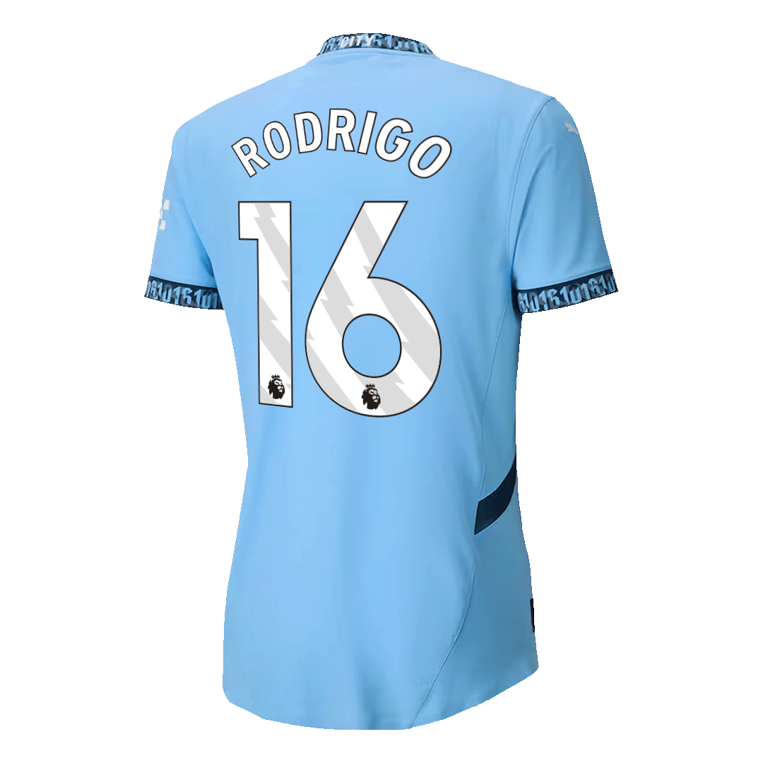 RODRIGO #16 Manchester City Home Soccer Jersey 2024/25 Player Version - Image 3