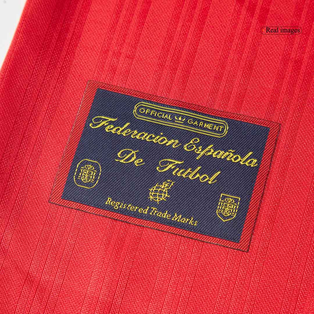 Retro 1996 Spain Home Soccer Jersey - Image 13