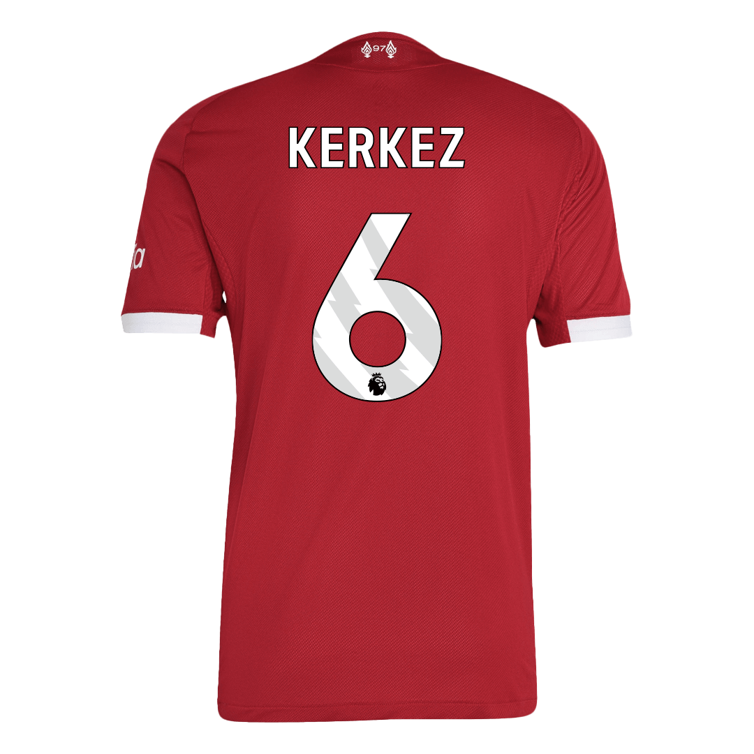 KERKEZ #6 Liverpool Home Soccer Jersey 2025/26 Player Version - Image 3