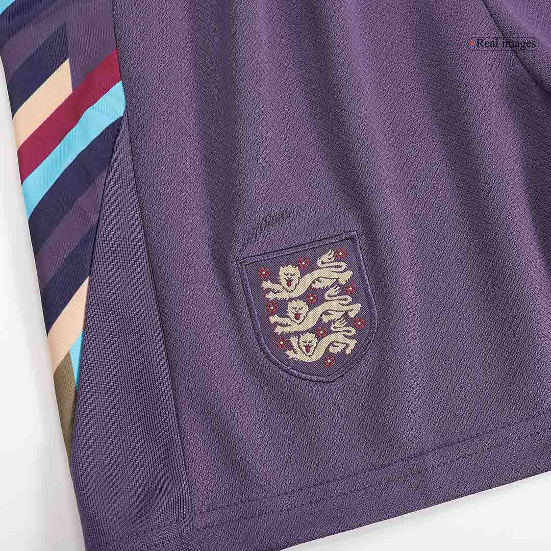 Kid's England Away Soccer Jersey Kit(Jersey+Shorts) Euro 2024 - Image 12