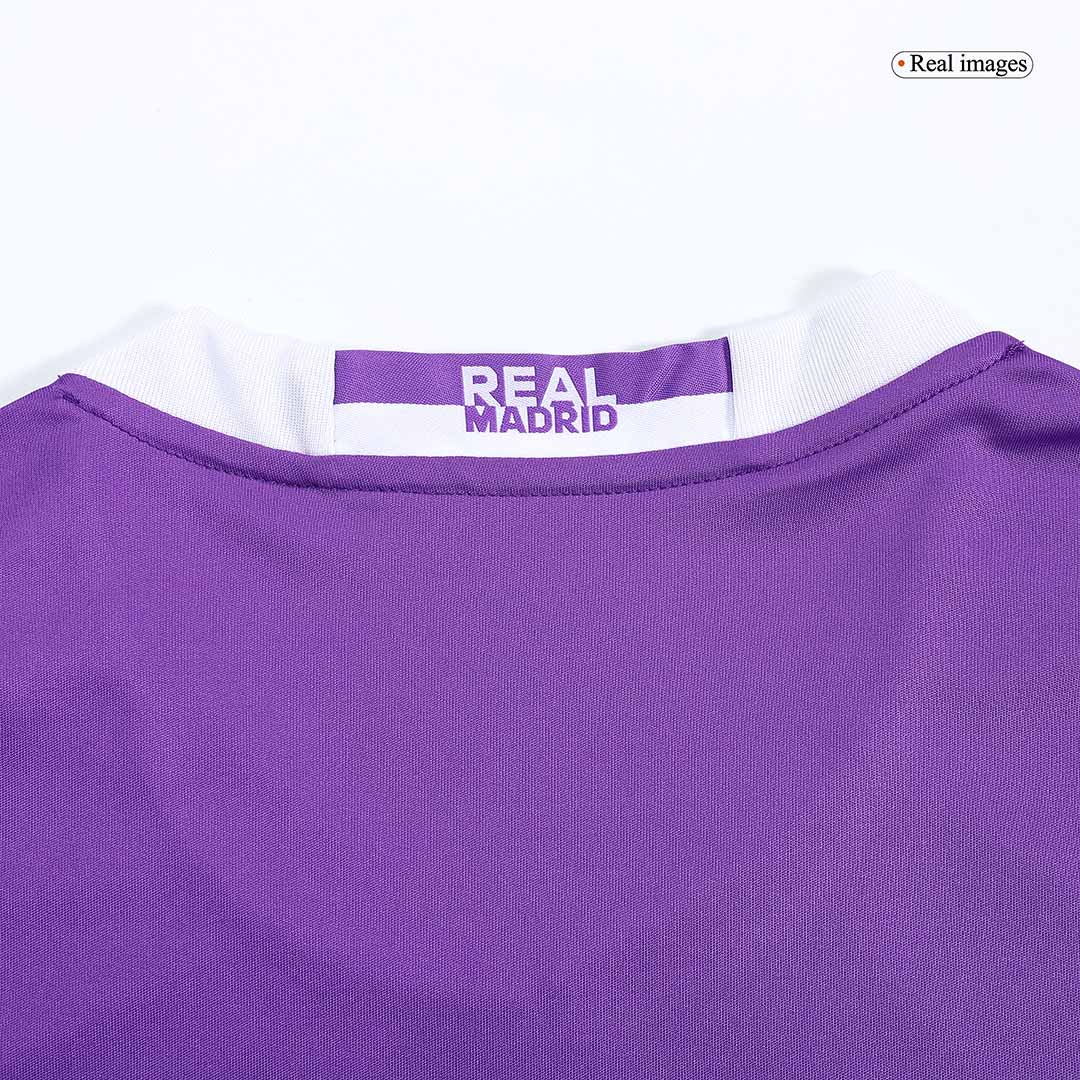 Retro 2016/17 Real Madrid Away Long Sleeve Soccer Jersey - Image 9