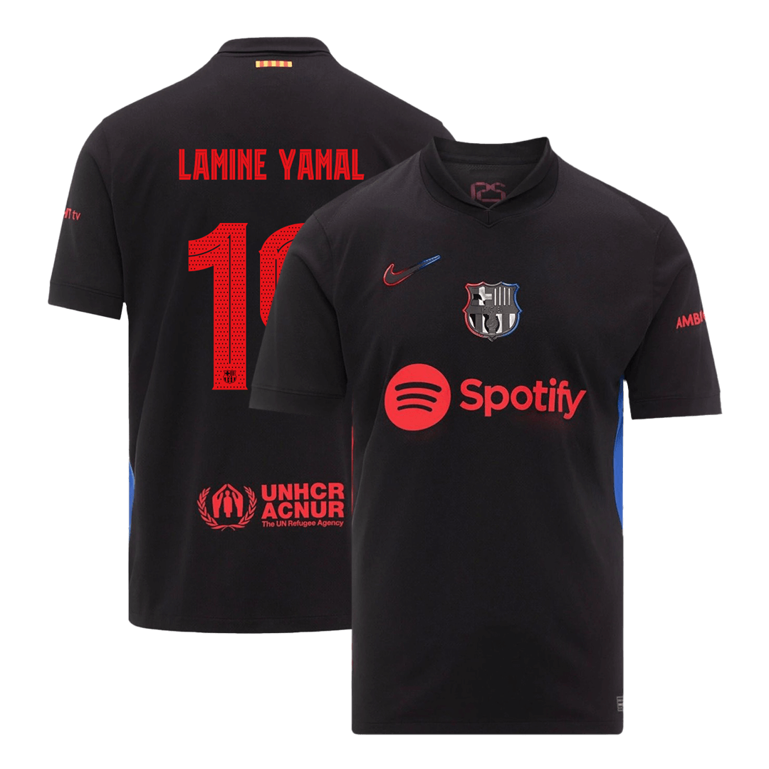 LAMINE YAMAL #19 Barcelona Away Soccer Jersey 2024/25 -UCL - Image 2