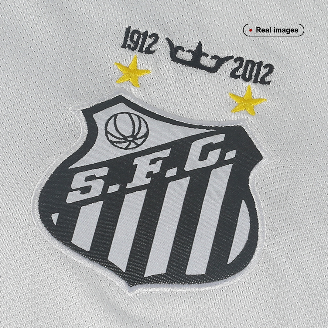 Retro NEYMAR JR #11 2012 Santos FC Home Soccer Jersey - Image 5