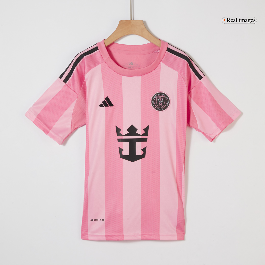 Kid's Inter Miami CF Home Soccer Jersey Kit(Jersey+Shorts) 2025 - Image 3
