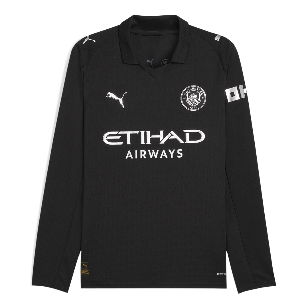 Manchester City Away Long Sleeve Soccer Jersey 2025/26 - Image 4