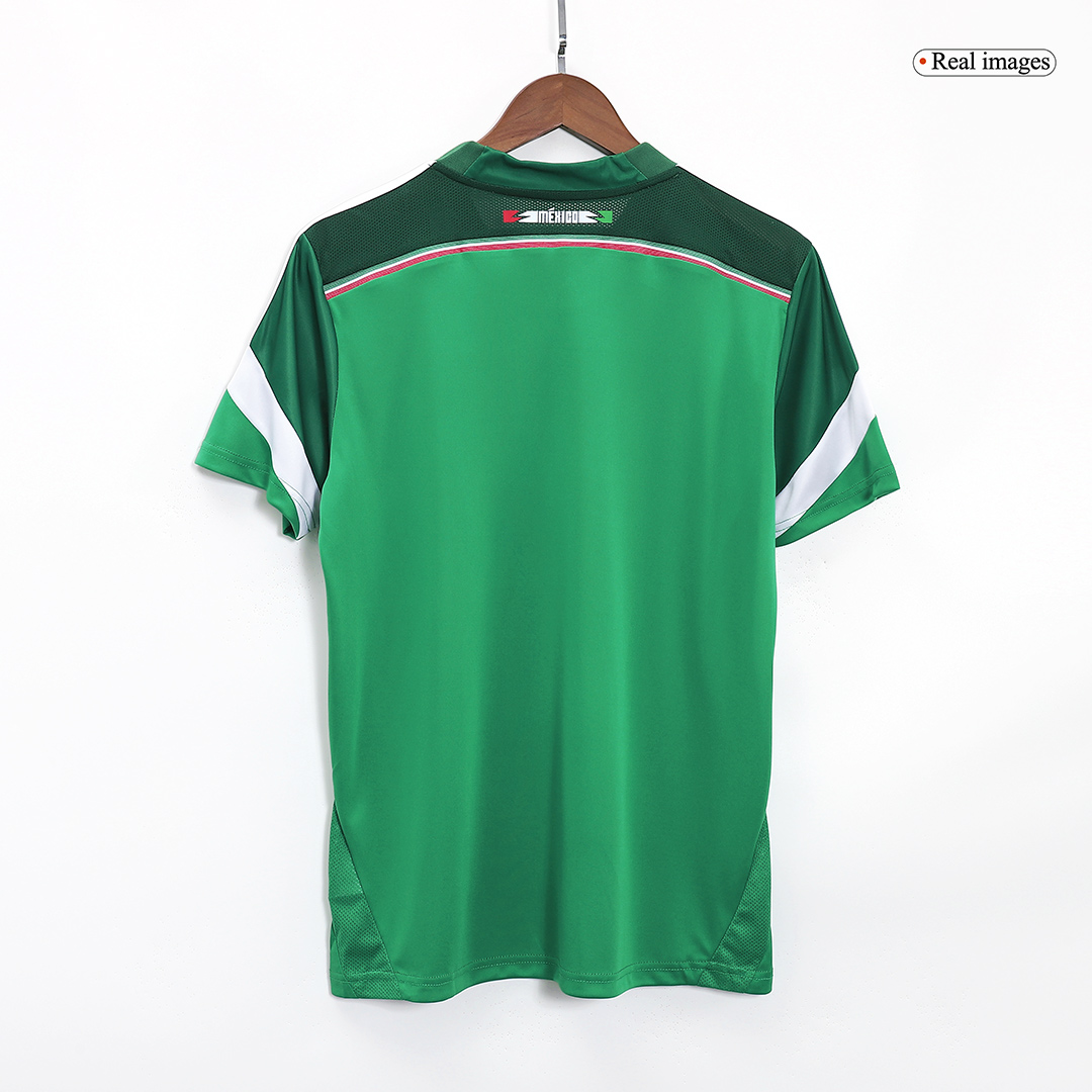 Retro 2014 Mexico Home Soccer Jersey - Image 2