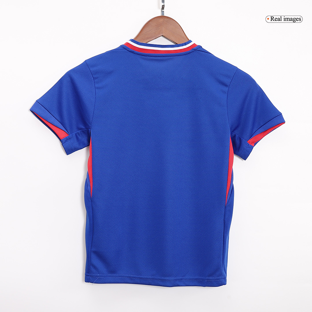 Kid's France Home Soccer Jersey Kit(Jersey+Shorts) Euro 2024 - Image 5