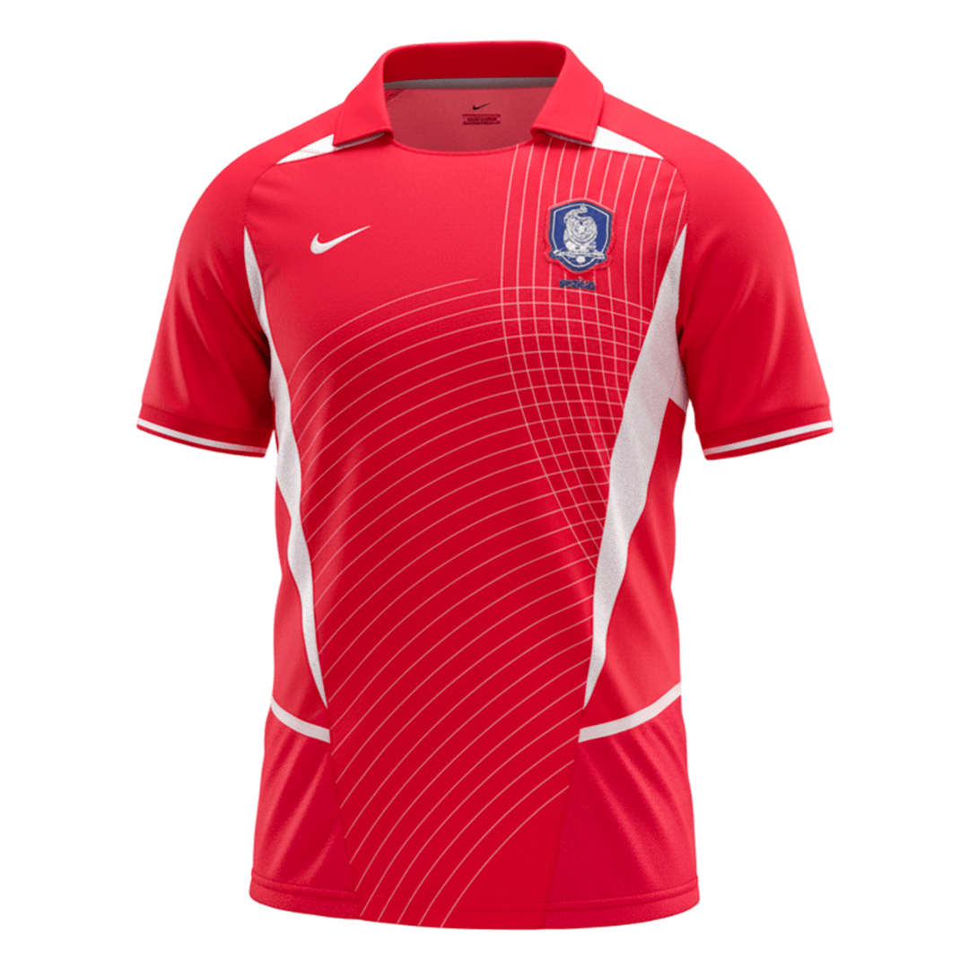 Retro 2002 South Korea Home Soccer Jersey - Image 4