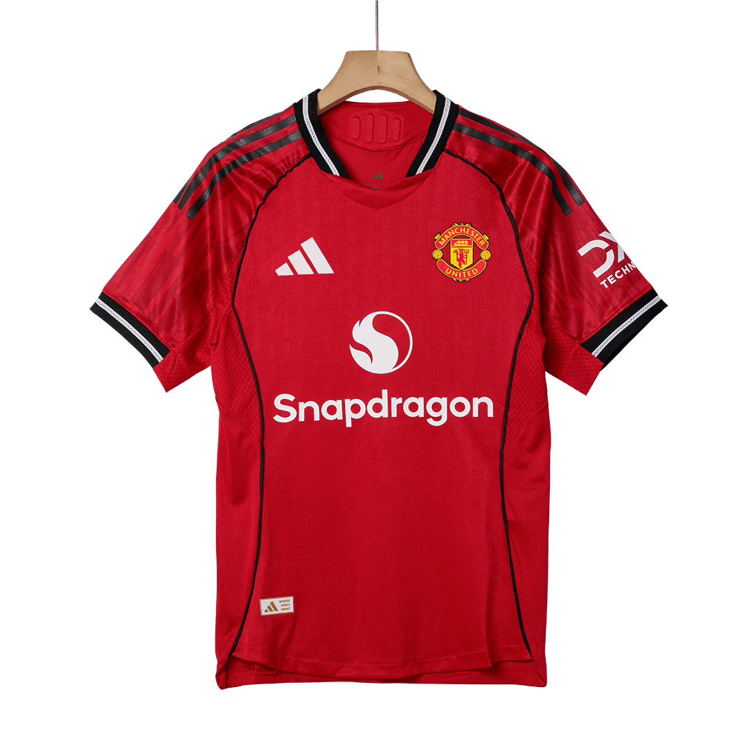 ŠEŠKO #30 Manchester United Home Soccer Jersey 2025/26 Player Version - Image 5