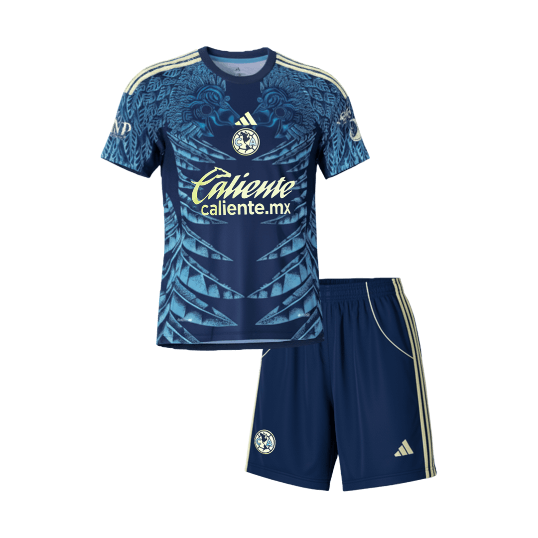 Kid's Club America Away Soccer Jersey Kit(Jersey+Shorts) 2025/26