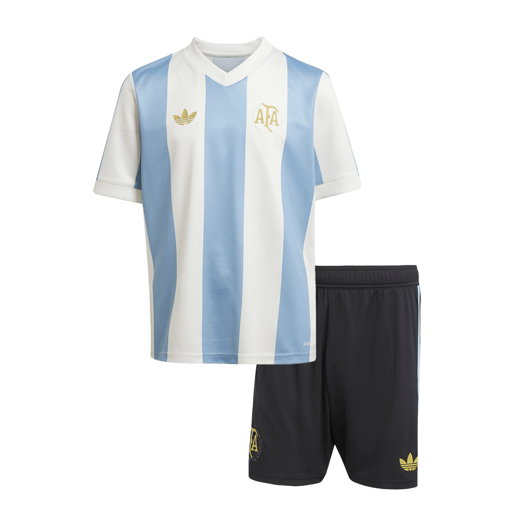 Kid's Argentina Soccer Jersey Kit(Jersey+Shorts) 2024