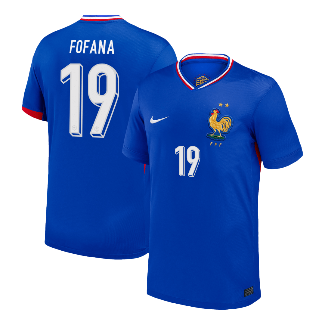 FOFANA #19 France Home Soccer Jersey 2024