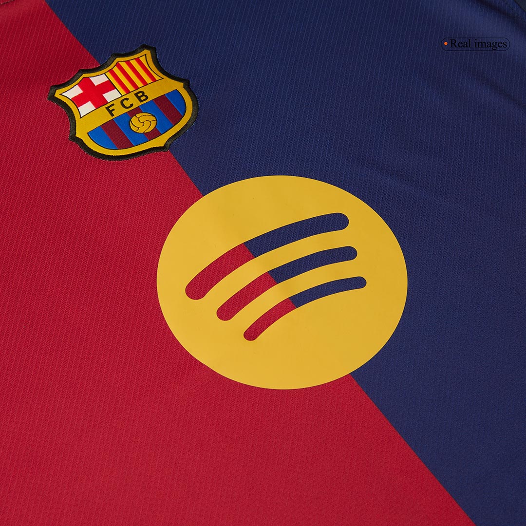 RAPHINHA #11 Barcelona Home Soccer Jersey 2024/25 -UCL - Image 5