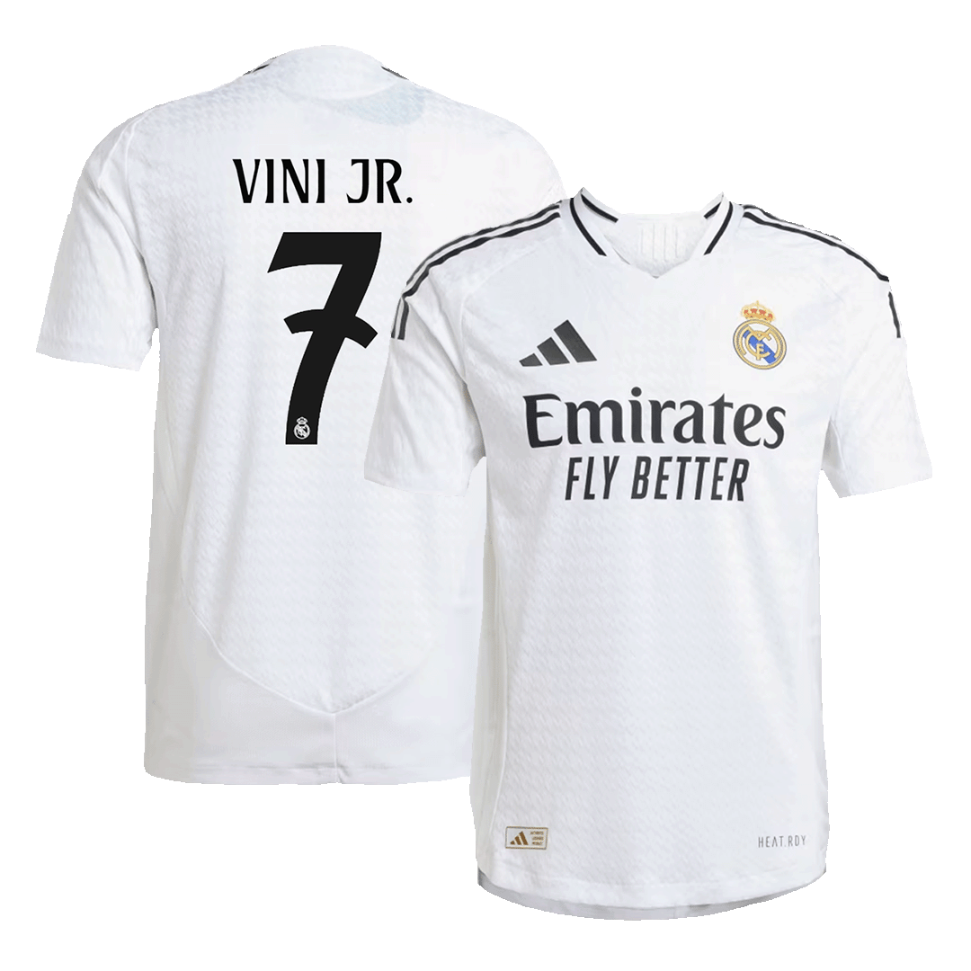 VINI JR. #7 Real Madrid Home Soccer Jersey 2024/25 Player Version
