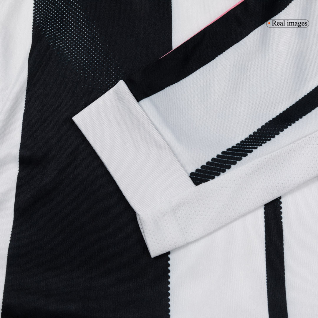 Juventus Home Long Sleeve Soccer Jersey 2025/26 - Image 7