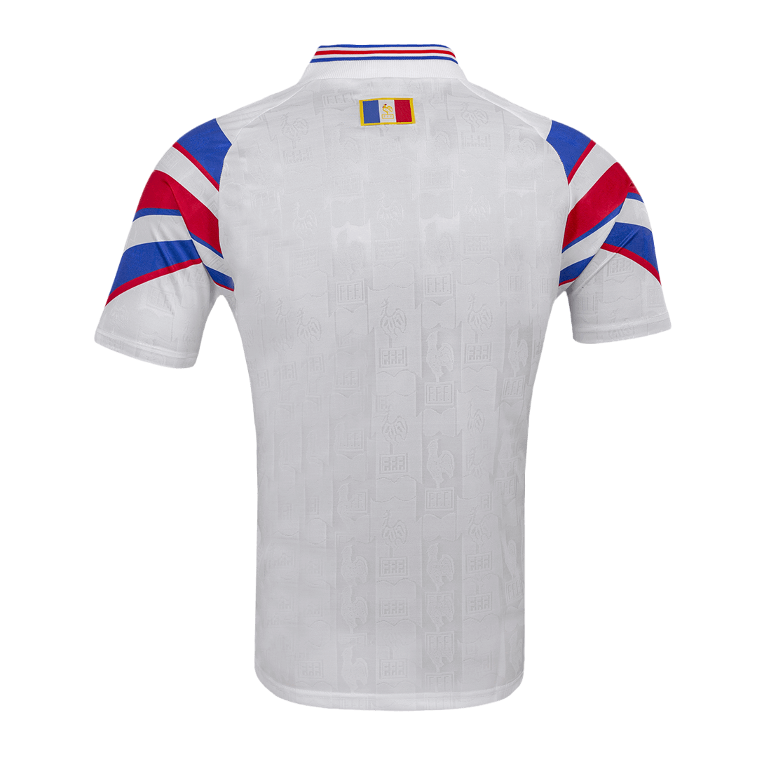 Retro 1996 France Away Soccer Jersey - Image 2