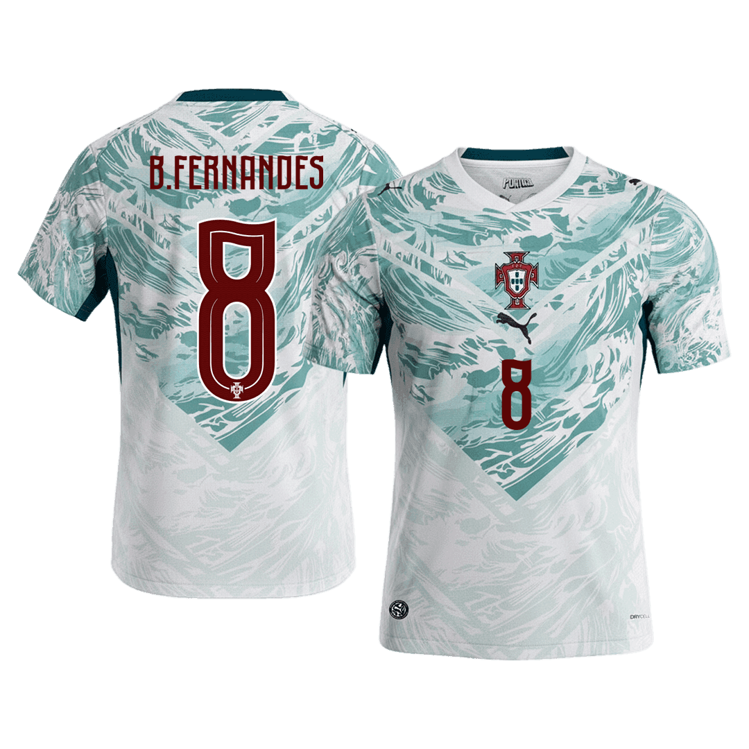 B.FERNANDES #8 Portugal Away Soccer Jersey 2026