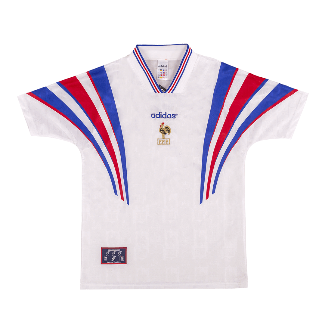 Retro 1996 France Away Soccer Jersey - Image 9