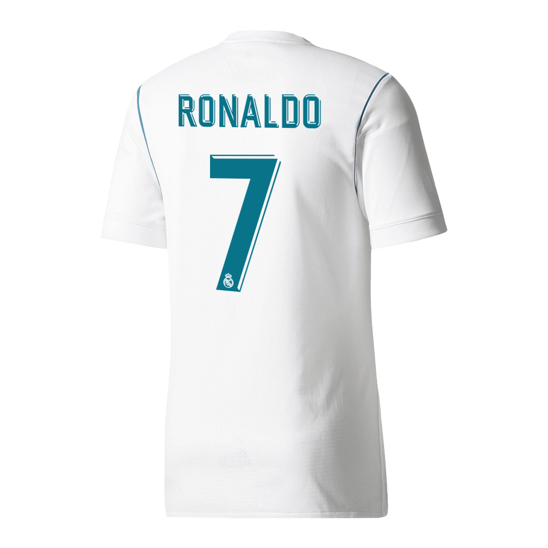 Retro RONALDO #7 2017/18 Real Madrid Home Soccer Jersey