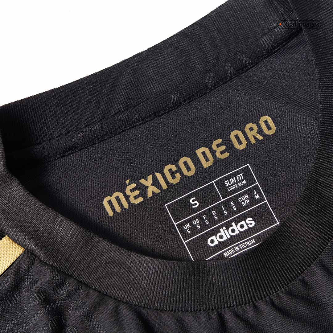 Authentic Mexico Third Away Long Sleeve Soccer Jersey Kit(Jersey+Shorts) 2025 - Gold Cup - Image 5