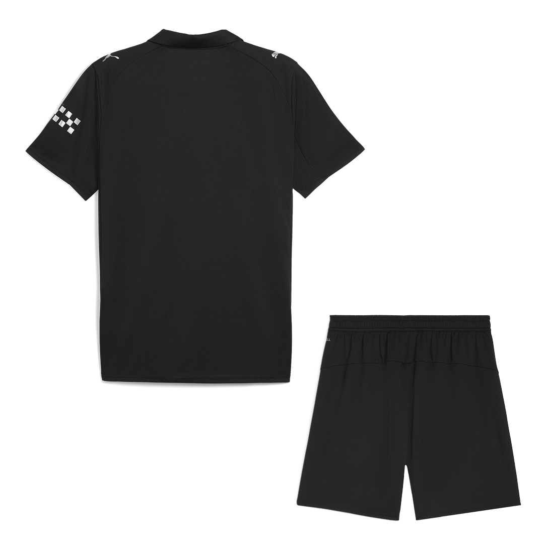 Manchester City Away Soccer Jersey Kit(Jersey+Shorts) 2025/26 - Image 2