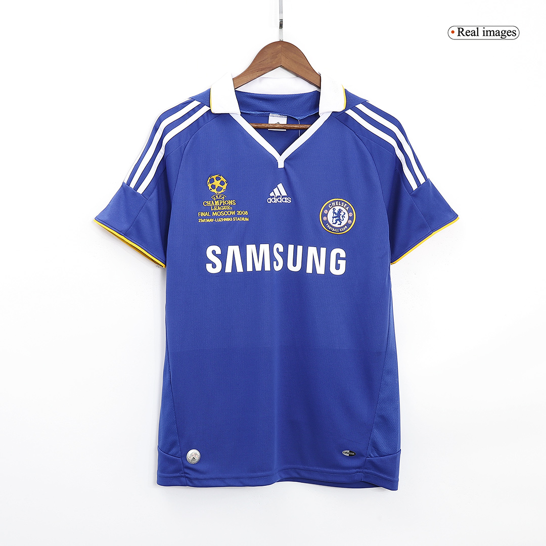 Retro 2008 Chelsea Home Soccer Jersey - Image 3