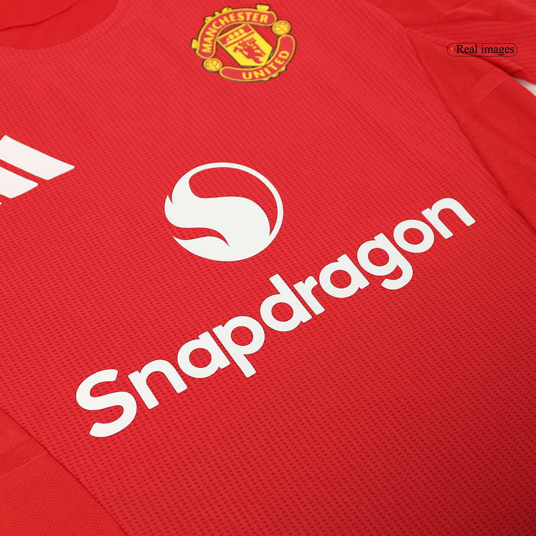 MOUNT #7 Manchester United Home Soccer Jersey 2024/25 Player Version - Image 5