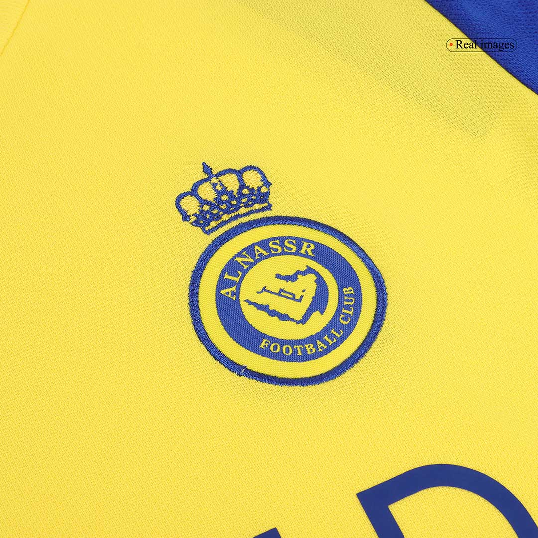 Kid's RONALDO #7 Al Nassr Home Soccer Jersey Kit(Jersey+Shorts) 2024/25 - Image 9