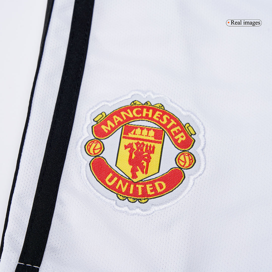 Kid's Manchester United Home Soccer Jersey Kit(Jersey+Shorts+Socks) 2025/26 - Image 14