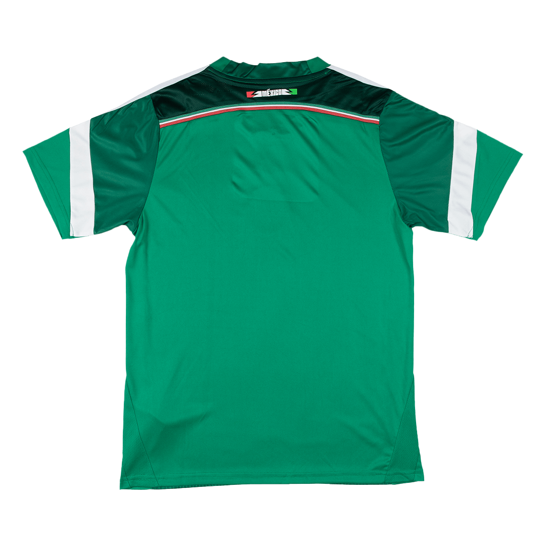 Retro 2014 Mexico Home Soccer Jersey - Image 2