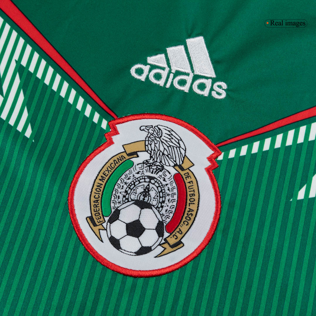 Retro 2014 Mexico Home Soccer Jersey - Image 5