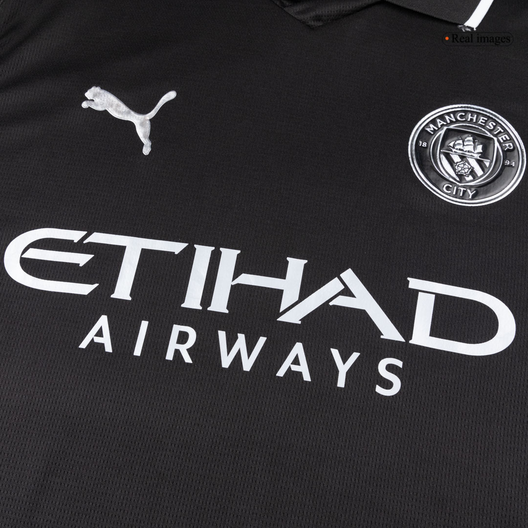 Manchester City Away Long Sleeve Soccer Jersey 2025/26 - Image 8