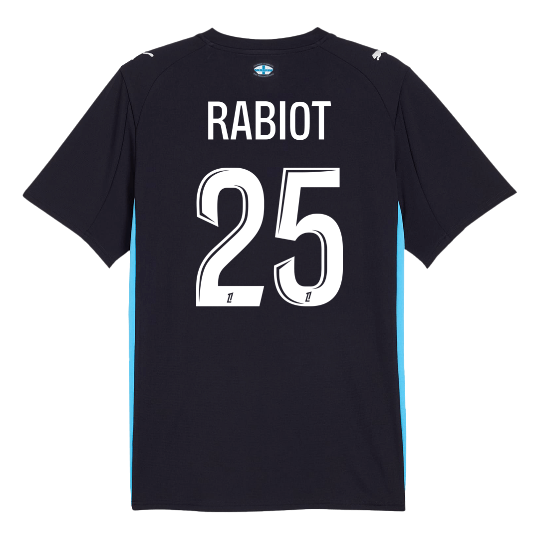 RABIOT #25 Marseille Away Soccer Jersey 2025/26 - Image 3