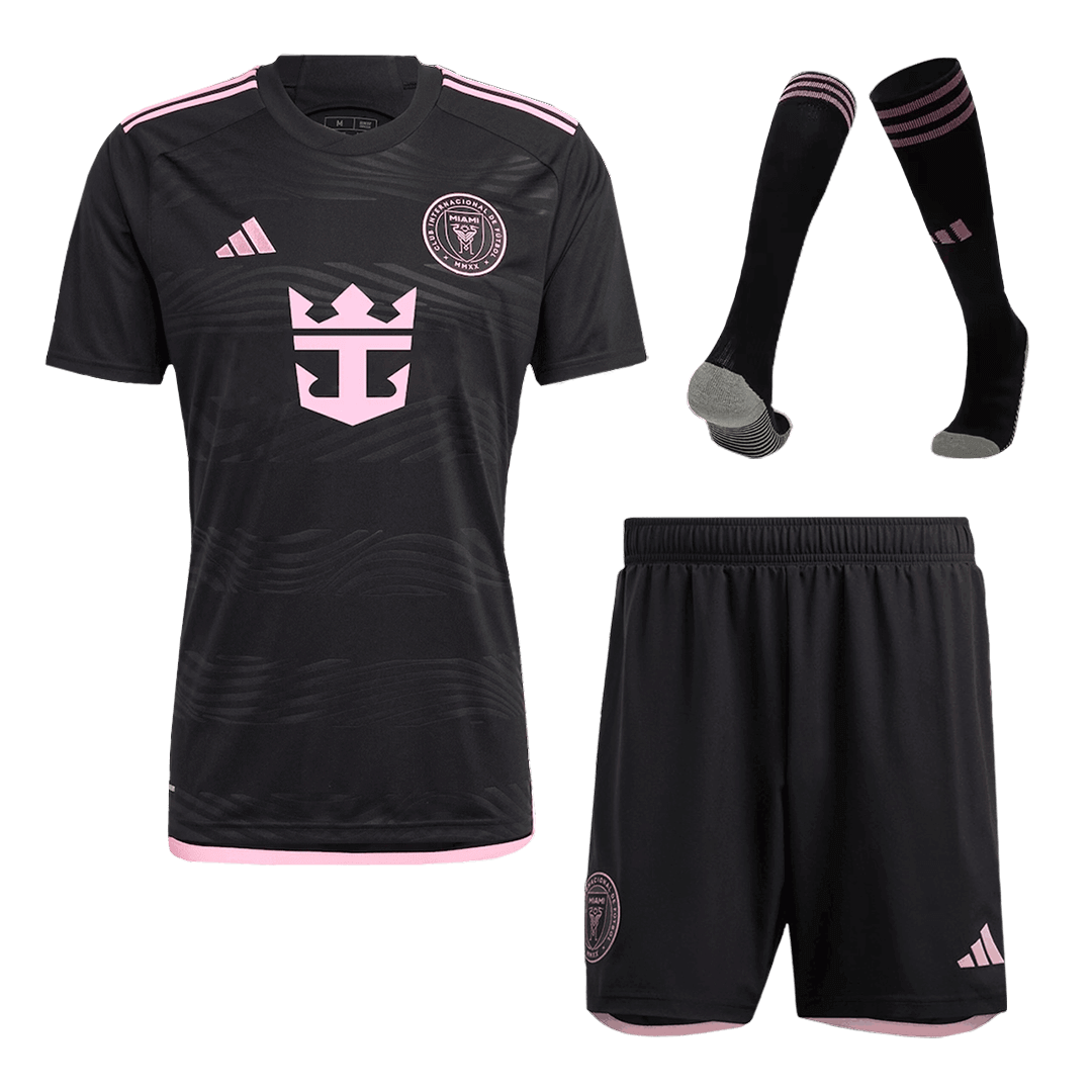 Inter Miami CF Away Soccer Jersey Kit(Jersey+Shorts+Socks) 2024