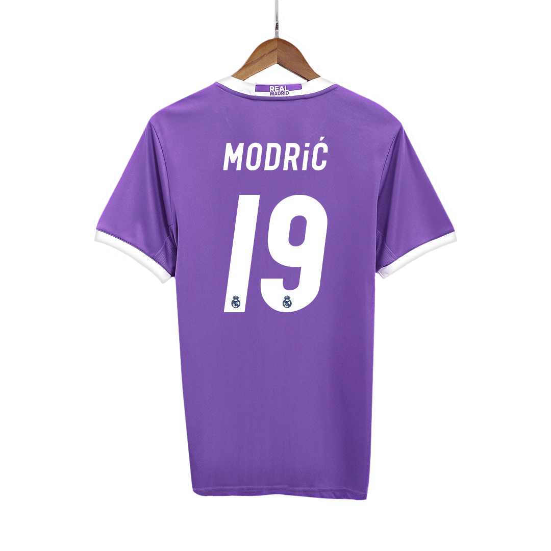 Retro MODRIĆ #19 2016/17 Real Madrid Away Soccer Jersey
