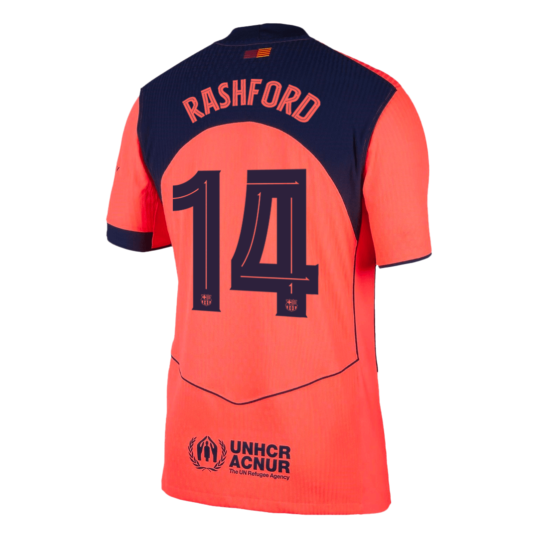 RASHFORD #14 Barcelona Third Away Soccer Jersey 2025/26 - UCL Player Version - Image 3