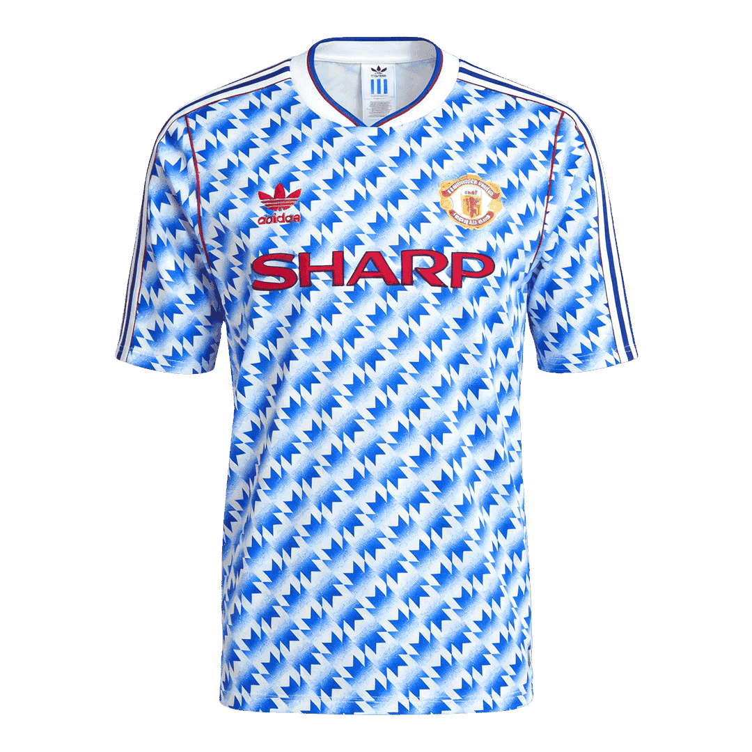 Retro 1990/92 Manchester United Away Soccer Jersey