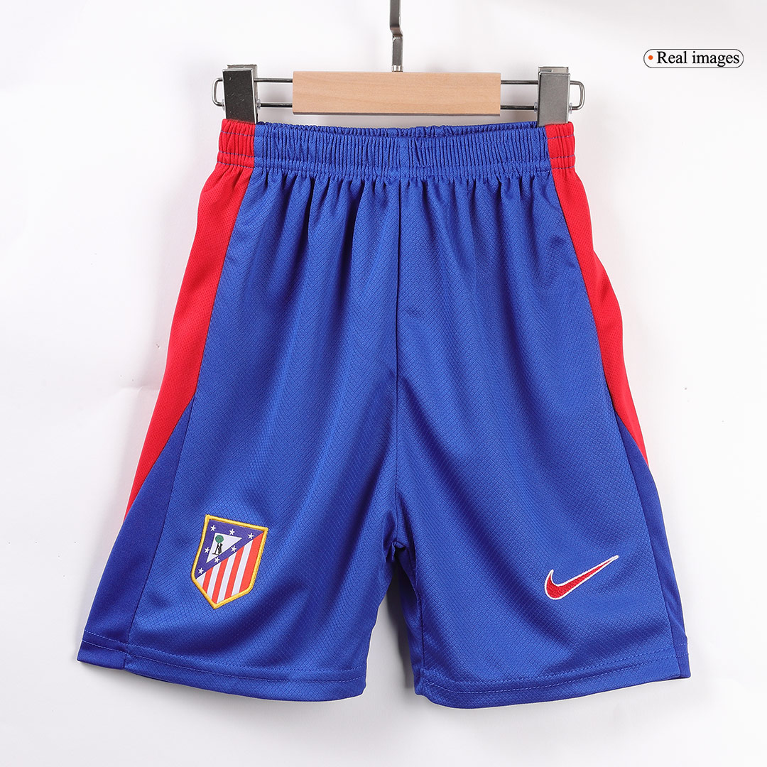Kid's Atletico Madrid Home Soccer Jersey Kit(Jersey+Shorts+Socks) 2024/25 - Image 4