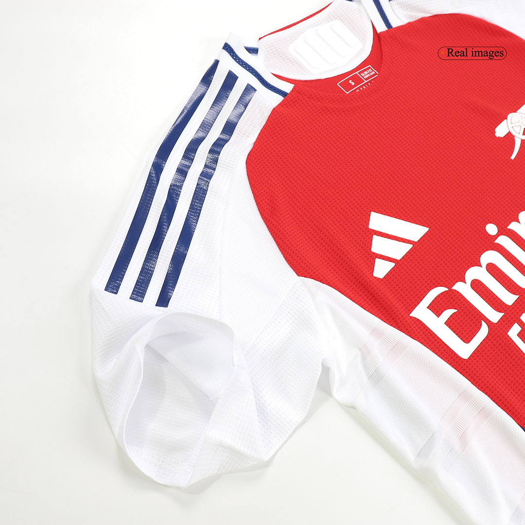 SALIBA #2 Arsenal Home Soccer Jersey 2024/25 Player Version - Image 6