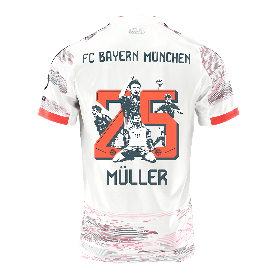 MÜLLER Special #25 Bayern Munich Away Special Soccer Jersey 2025/26 - Image 3